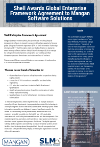 Shell Enterprise Framework Agreement