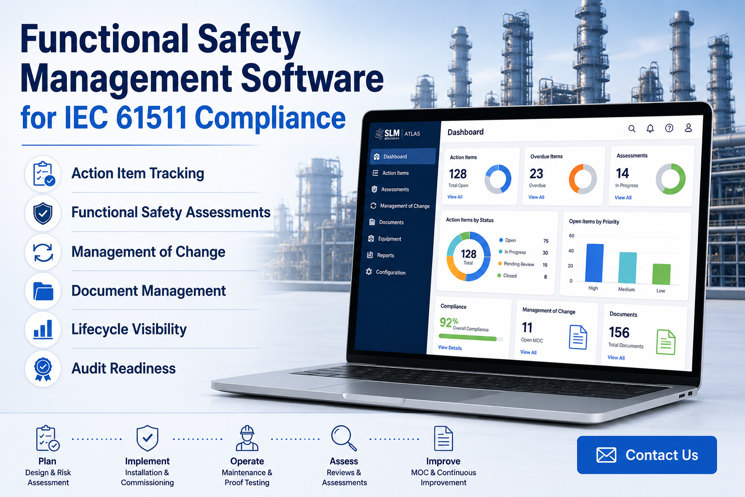 Functional Safety Management Software for Industrial Safety