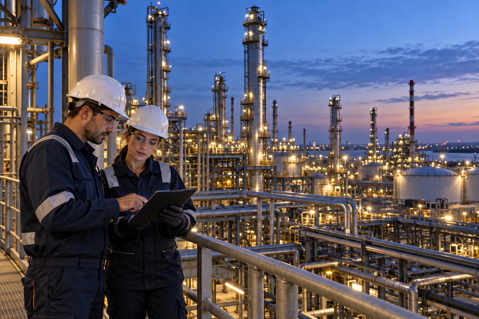 Illustrative refinery process safety review accompanying the TotalEnergies case study